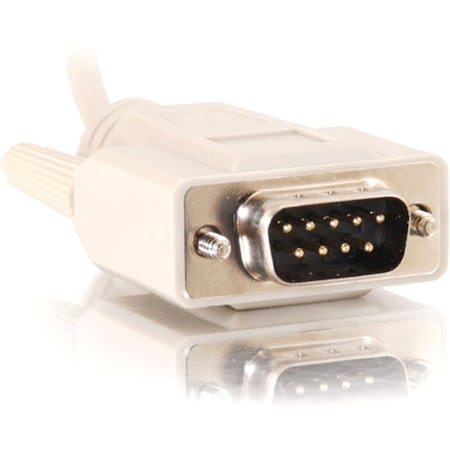 C2G CABLES TO GO 09449 10FT (3M) DB9 M/M SERIAL RS232 CABLE - BEIGE - STRAIGHT THROU 9449