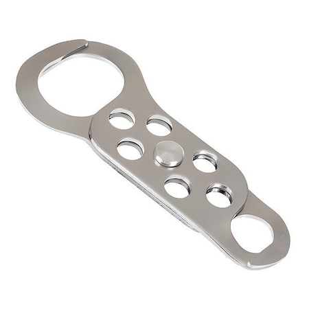Zing Lockout Hasp, Silver, Stainless Steel 7664