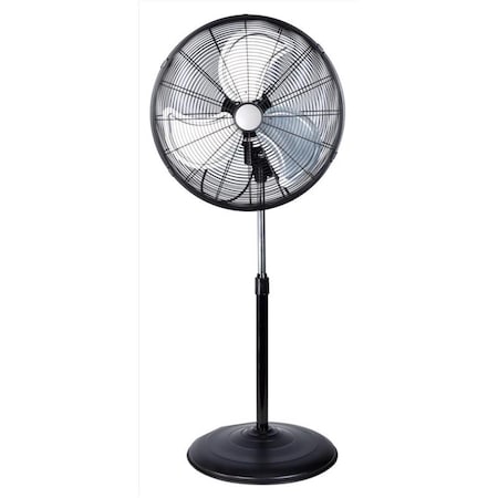 Homepage 30.75 x 20 in. Black Oscillating Pedestal Fan HO2742378