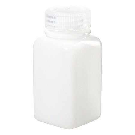 Nalgene Laboratory Bottle, HDPE, 106 mm H, PK72 2114-0006