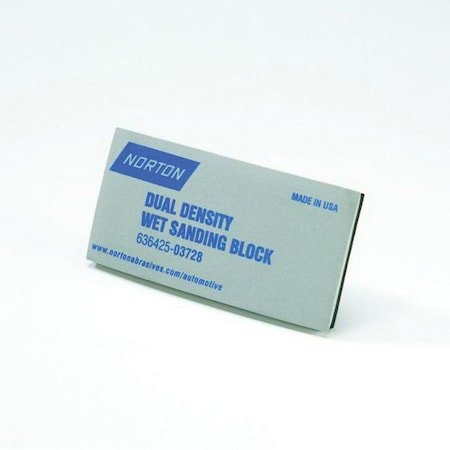 Norton Abrasives 03728 Dual Density Wet Sanding Block, 2-1/2 in W x 5 in L-12 pieces 63642503728