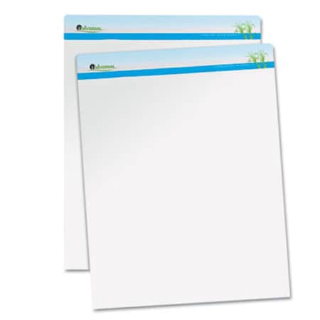 Coolcrafts Sugarcane Based Easel Pads; Unruled; 27 x 34; White; 50 Sheets-Pad; 2 Pads-Pack CO883741