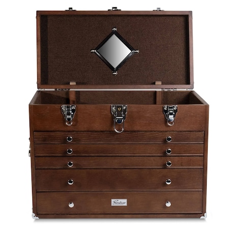 Gerstner 5-Drawer Dark Oak Hobby Chest GI-T20-D