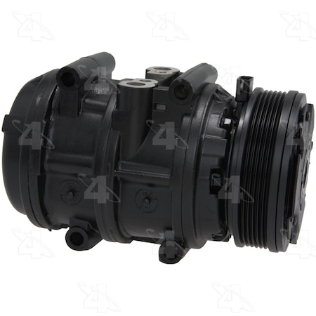 4-Seasons AC Compressor with Clutch for 1987-1993 Ford E150 Econoline Club Wagon 57110