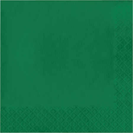 Touch Of Color 6.5" x 6.5" Emerald Green Napkins 600 PK 139184135