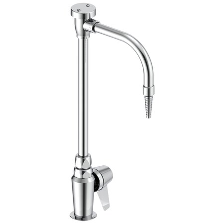 Delta Commercial W66 Series Single Handle Water Single Handle Deck-Mount Water Faucet In Chrome W6601-10-C