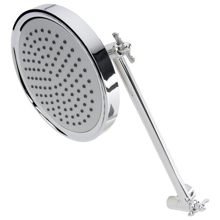 Stylewise Adjustable Arm Shower Head, Round, 1.8 gpm, 1 -Spray Function, Polished Chrome K731CP