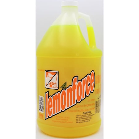 Hospeco LemonForce Cleaner and Deodorizer, 1 Gallon - Case of 4 82001
