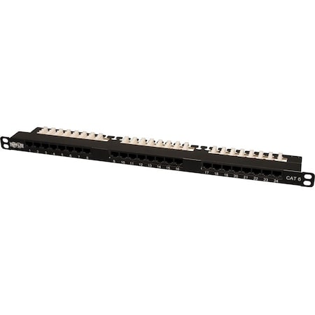 Tripp Lite Patch Panel, Cat6/5e, 110Punch, 0.5U, 24port N252-024-HU