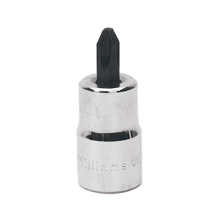Williams 1/2" Dr, No 4 Williams Phillips Bit Socket JHWSA-12A-4P
