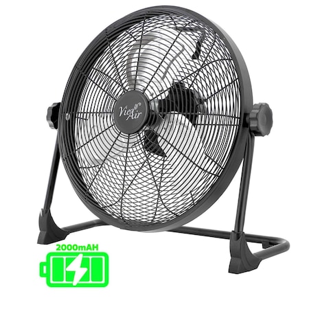 Vie Air 16 Inch Rechargeable Indoor/Outdoor Floor Fan (IPX4 Rated) 750122812M