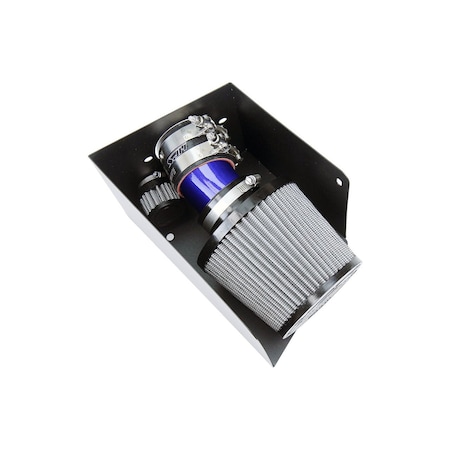 Hps Performance Air Intake Kit with Heat Shield, Blue, 827-685BL