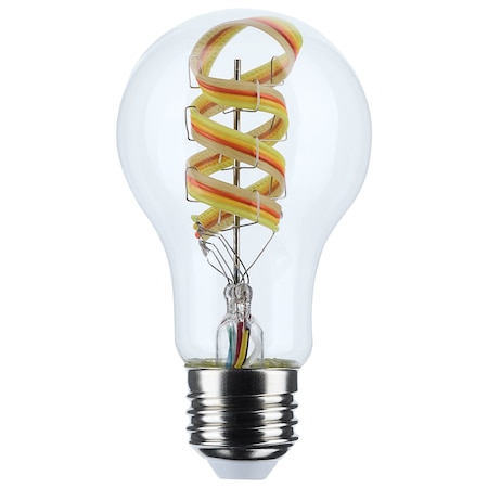 Nuvo 6 Watt A19 LED 2700K-5000K RGB/Tunable White Starfish IOT Clear Medium Base 120 Volt S11241