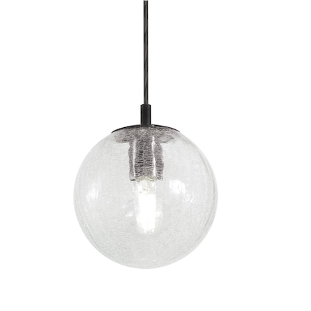 Afx Palla 7in. Medium Base Pendant, 120V, Black PLAP07MBBK