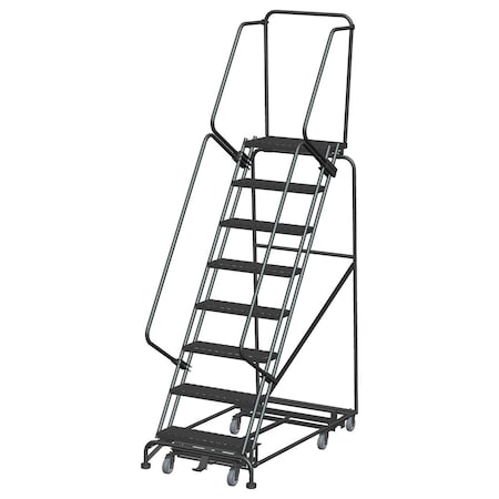 Ballymore Lockstep Rolling Ladder, Steel, 80 in.H WA-AD-083214XSU