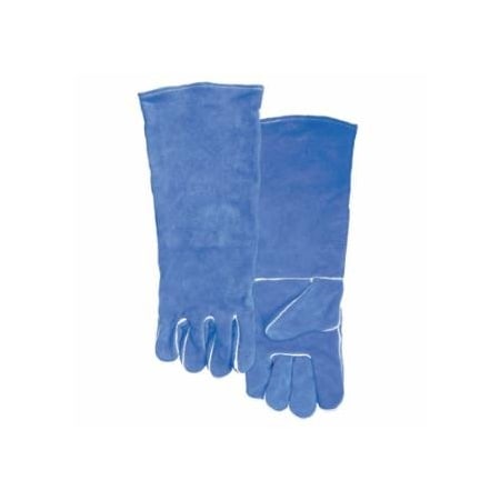 Best Welds Welding Gloves, Split Cowhide, Large, Blue 902-10-2054