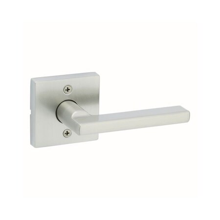Kwikset Halifax Lever with Square Rose New Chassis Half Dummy Door Lock Satin Nickel Finish 788HFLSQT-15