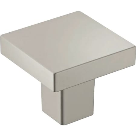 Amerock CAB KNB SQ SN 1-3/16 in., 6PK 6PK36905G10