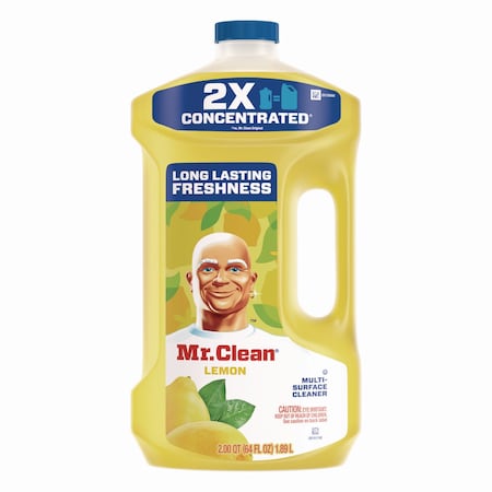Mr. Clean Multipurpose Cleaning Solution, Lemon Scent, 64 oz Bottle 11290