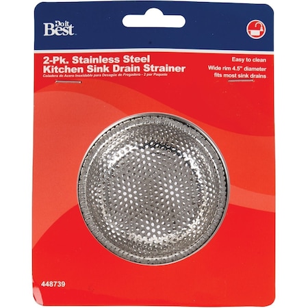 Do It Best 4-1/2'' Stainless Steel Kitchen Sink Strainer Cup, 2PK DIB820-33