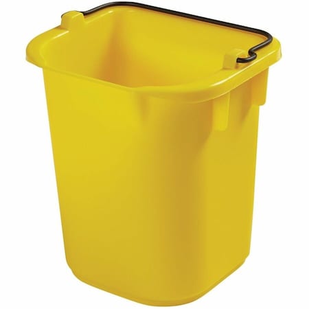 Rubbermaid Commercial Disinfecting Pail, 5 qt, Yellow 1857374