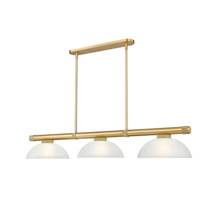 Z-Lite Vanguard Rubbed Brass 3 Light Billiard 3050-3RB-DWL14