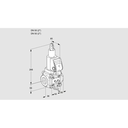 Honeywell Kromschroder VAS3T50N/LQSR KS88032680
