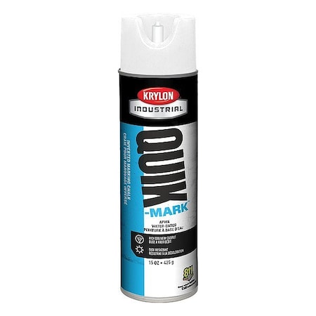 Krylon Industrial Inverted Marking Chalk, White, 15 oz. KWBC3505A