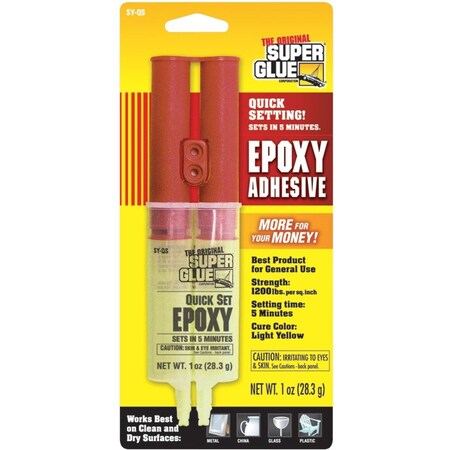 The Original Superglue Epoxy Syringe (Quick Set) SY-QS48