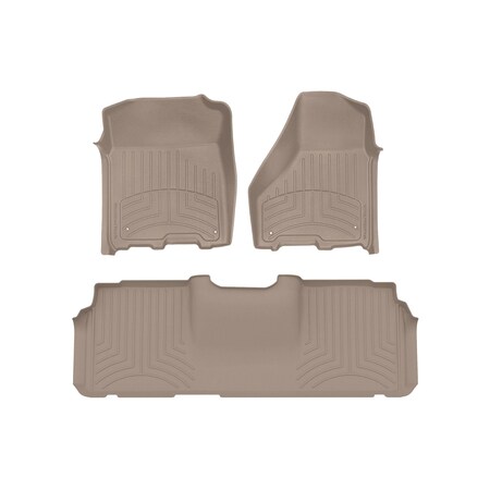 Weathertech Tan, Front and Rear FloorLiner HP 454781IM-450123IM