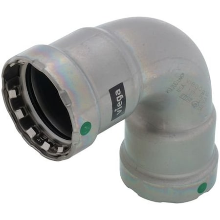 Viega MegaPress 90 elbow P1 1.5 P2 1.5 carbon steel zinc-nickel coating 25220