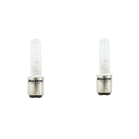 Bulbrite Double-Contact Bayonet Base BA15DT3 Light Bulb, 60 Watt, Frost, 2PK 861186