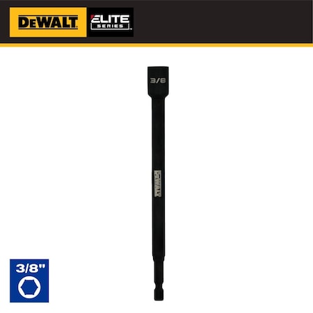 Dewalt Socket Set, 3/8" Drive, Steel, SAE DWAF6ND38IR