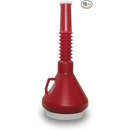 Funnel King Double Capped Funnel, Dark Red, 14 1/4 in 32145