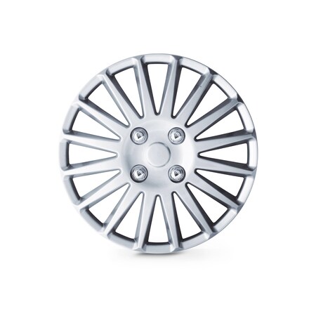 Altertrim 14 in Univ Hubcaps for steel wheel, Snap-On, (White), 4PK CHB-5019-E-14