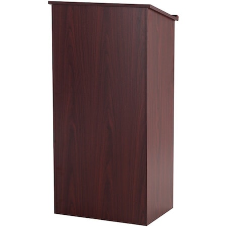 Safco Stand-Up Lectern, 23w x 15-3/4d x 46h, Mahogany 8915MH