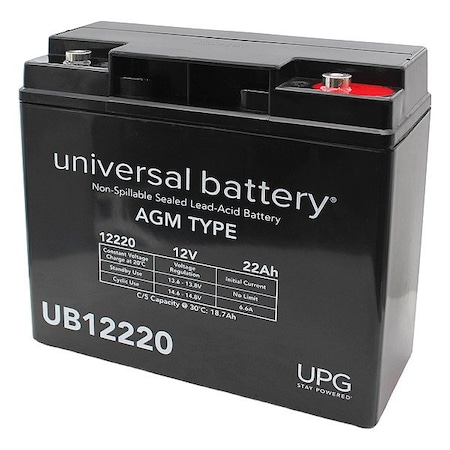 Upg 12V 22Ah I10, Battery 40582