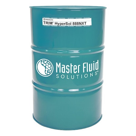 Trim Cutting Fluid, HyperSol 888NXT, Synthetic, 54 gal, Drum, Golden Yellow HS888NXT-54G