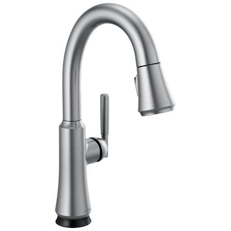 Delta Single Handle Pull Down Bar/Prep Faucet With Touch2O Technology 9979T-AR-DST