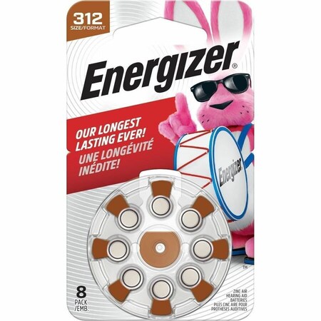 Eveready Zinc Air Battery, 1.4V DC 1 PK AZ312DP-8