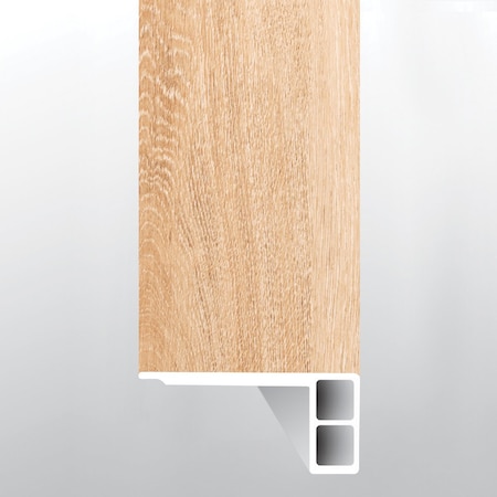 Ackland 0.75in. x 94in. x 2.75in. Bramble Retreat Luxury Vinyl Flooring Trim Flush Stair Nose Eased Edge AKVTVBRRE-FSN-EE