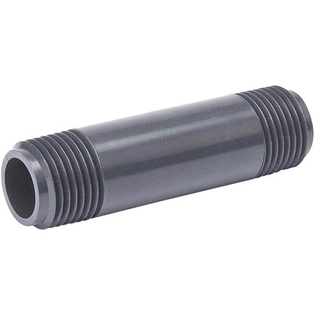 B & K 1-1/4'' MIP x 6'' Schedule 80 PVC Nipple 506-060