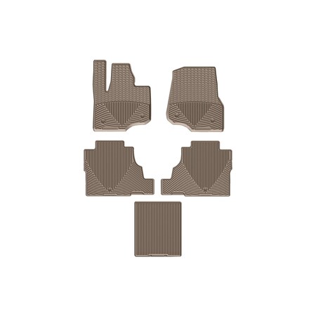 Weathertech Tan, Front, Rear, and Rear All Weather Floor Mats W477TN-W478TN-W480TN