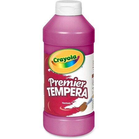 Crayola Premier Tempera Paint, 16 oz, Magenta, 3PK 54-1216-069