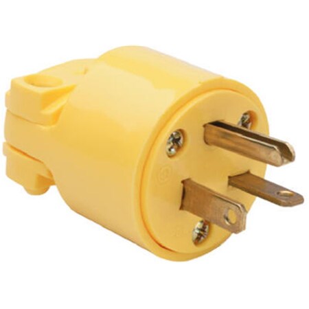 Nextgen 4509YCC10 20A 250V Residential Heavy Duty Vinyl Construction Plug, Yellow NE579653