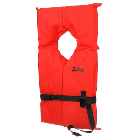 Seachoice Life Vest, Type II Personal Flotation Device, Orange, Adult XL 85580