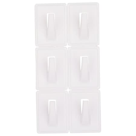 Prosource Utility Hook, 100 g, 1-Hook, Plastic, White, White PH-122298-PS