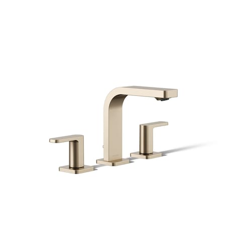 Kohler Parallel Widespread bathroom sink faucet, 1.2 gpm 23484-4-BV