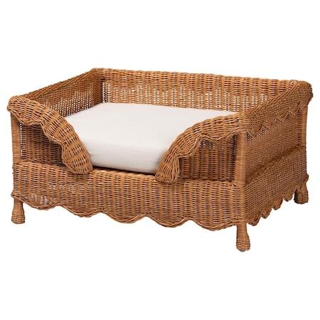 Bali & Pari Papina Natural Rattan Pet Bed, 31.50" 269-14644-ZORO