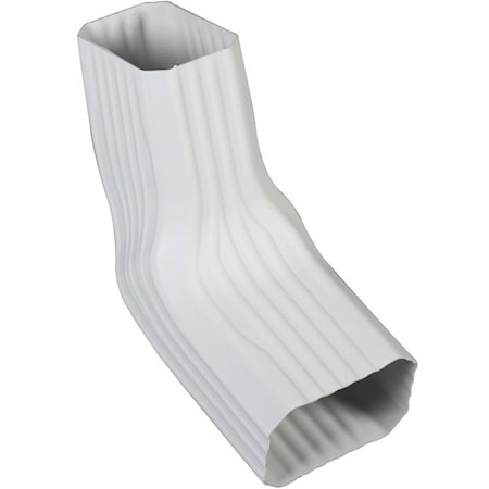 Amerimax Home Products 37064 Transition Elbow, Vinyl, White 37064/37066